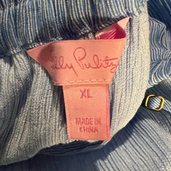 Lilly Pulitzer Mays Top Lapis Blue Size XL - Picture 5 of 8